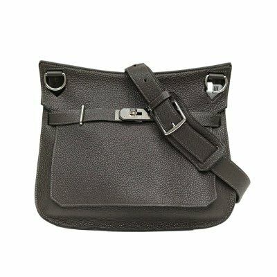 HERMES 吉普賽 Jypsiere 34 85石板灰 TC皮 框O 銀扣