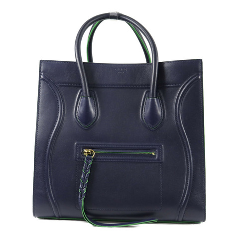CELINE 牛皮皮革Phantom手挽袋