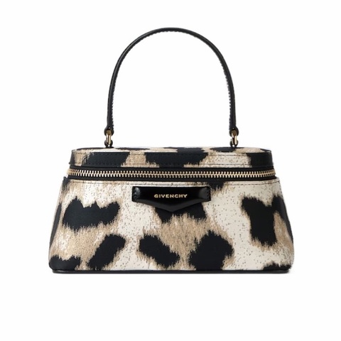 Givenchy 女士 Antigona 豹紋單肩包均碼碼18.5cm*7.9cm*12cm