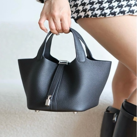 Hermès Picotin Lock 18 TC 牛皮手提包 U刻
