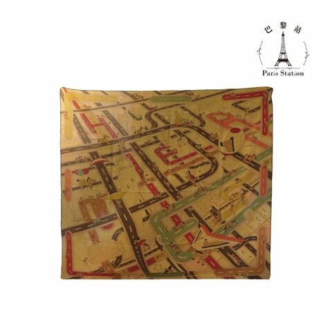 【巴黎站二手名牌專賣店】＊全新現貨＊HERMES 愛馬仕 真品＊玩具積木馬與城市道路 圖騰披肩大方巾