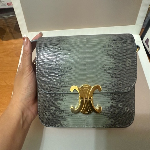 Celine Triomphe teen  蜥蜴皮