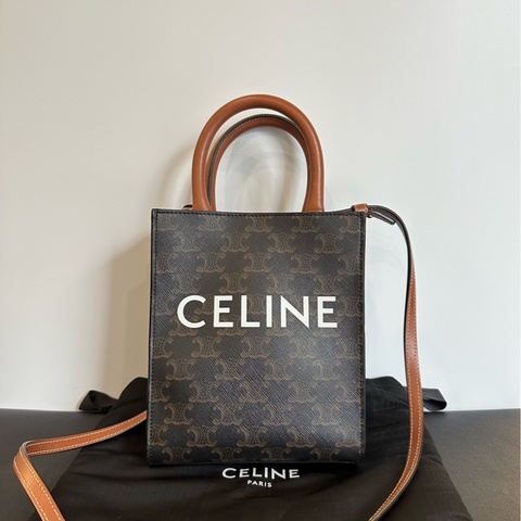 Celine Ava 老花風琴包 托特包 mini迷你