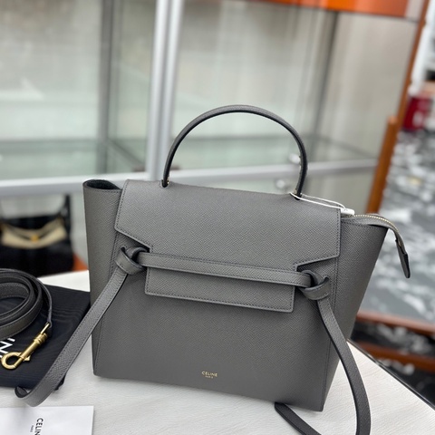 Celine 赛琳錫器灰micro 小號鯰魚包，新標，21編碼，99新