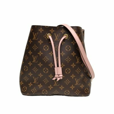 LOUIS VUITTON NéONOé 水桶包 中號 26 粉色內裡 老花 PVC 金扣 老花 2020