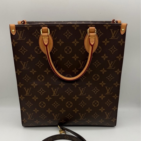 Louis Vuitton 路易威登 LV SAC PLAT老花中號琴譜包 可單肩斜挎手提 尺寸31*30mm