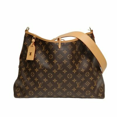 LOUIS VUITTON CARRYALL 中號 39 配子袋 老花 PVC 金扣 晶片