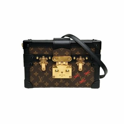 LOUIS VUITTON PETITE MALLE 月光寶盒 18.5 老花 PVC 金扣 2015