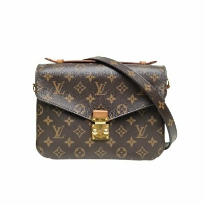 LOUIS VUITTON Metis Pochette 郵差包 老花 PVC 金扣 晶片 2018