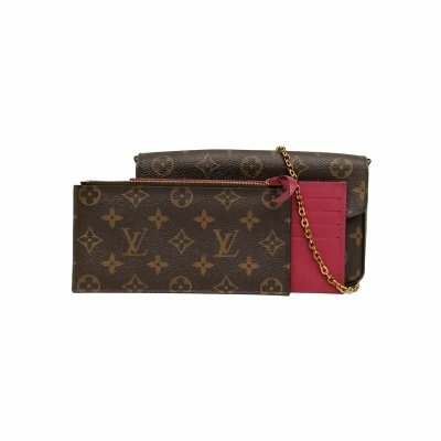 LOUIS VUITTON POCHETTE FELICIE 三合一鏈條包 老花 PVC 2018