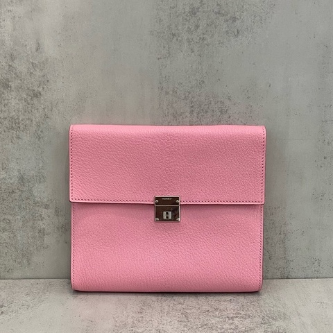 幾乎全新 Hermès 愛馬仕 clic16 銀扣櫻花粉 配盒