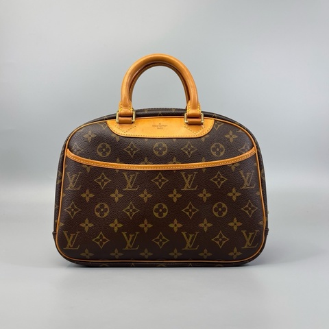 LV 路易威登 中古老花手提包 尺寸28*21  男女同款