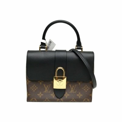 LOUIS VUITTON Locky BB 鎖頭包 黑色 PVC 金扣 2019