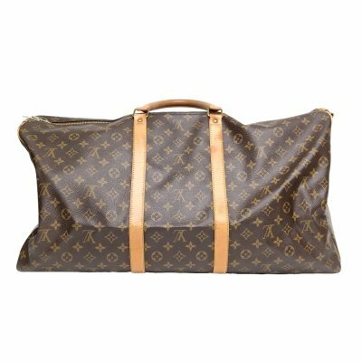 LOUIS VUITTON KEEPALL 60 配肩帶 老花 帆布 1994