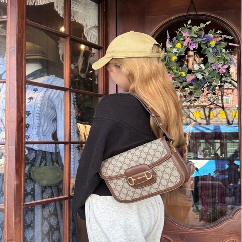Gucci 古馳1955中號 馬鞍包