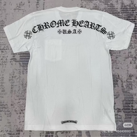 Chrome Hearts 克羅心 USA 梵文十字花 白色短袖XL碼