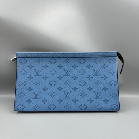 Louis Vuitton路易威登手拿包洗漱包藍色27 x 21 x 6