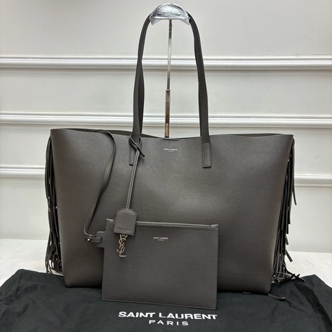 YSL East West Shopping Fringe Tote Bag