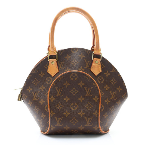 LOUIS VUITTON LV 路易威登 Ellipse PM 手提包 棕色 原花帆布 (無鑰匙) M51127