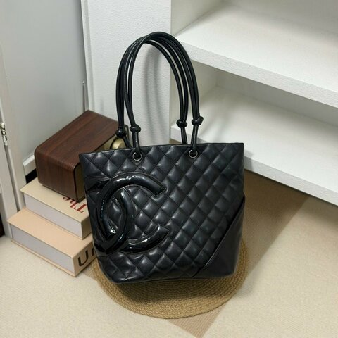 🏷Chanel 香奈兒．康鵬托特包 小號/客人寄賣