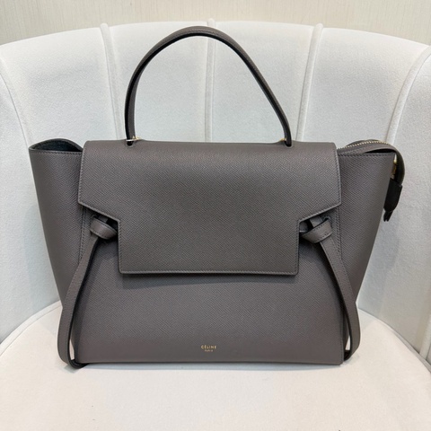 CELINE 灰色鰓魚包28 XC747
