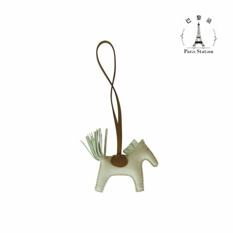 【巴黎站二手名牌專賣店】＊現貨＊HERMES 愛馬仕 真品＊Rodeo PM 小馬吊飾 奶昔白/金棕/氣泡綠