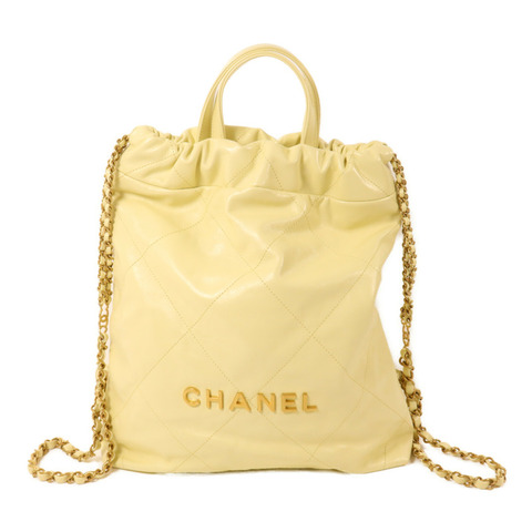 CHANEL 牛皮皮革Chanel 22鏈帶背包