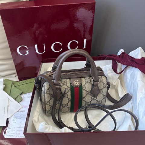 🌷閒置新全套可送禮！Gucci古馳 Ophidia 系列 波士頓 mini