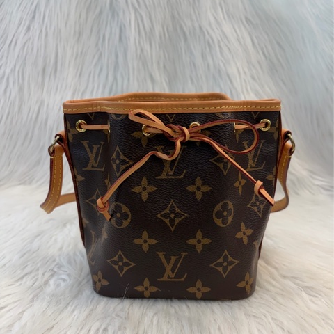 LV M41346 NANO NOE MINI 老花迷你水桶包｜手提包 肩背包 斜背包
