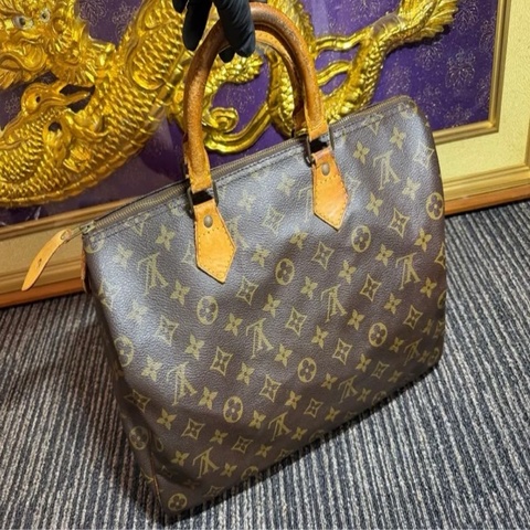 ✨最便宜LV老件 Louis Vuitton Speedy 老花手提包｜早期老件收藏款 ✨