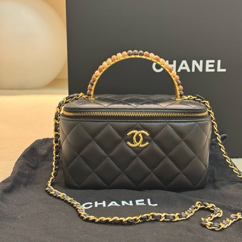 香奈兒 Chanel 23A芯片手提長盒子 羊皮