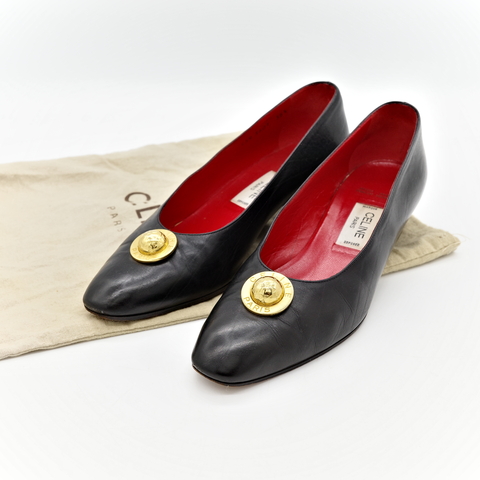 Celine 黑色 尖頭 中跟鞋 EU36.5