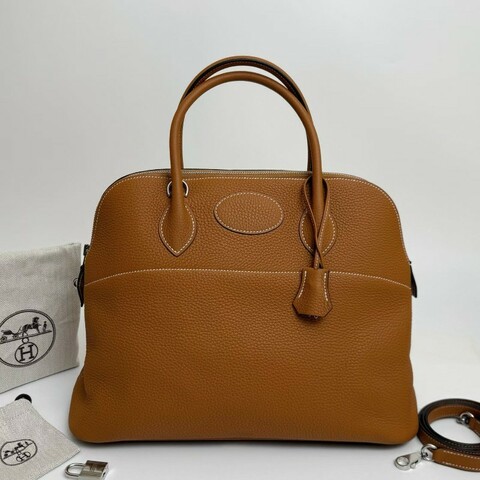 99♥️Hermes bolide35 太妃金色 銀釦 A刻
