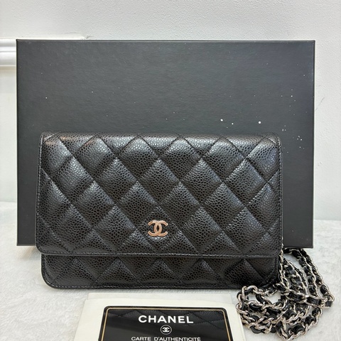 Chanel 荔枝紋牛皮woc