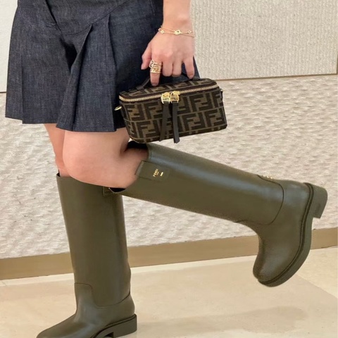 FENDI Vanity FF 提花迷你化妝包