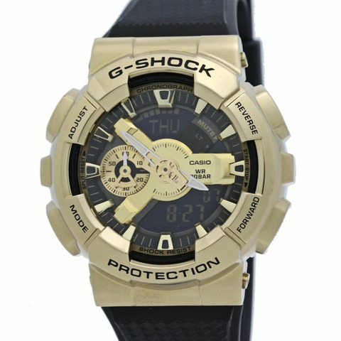 卡西歐 G-Shock GM-110G-1A9 男士手錶，金屬錶殼，黑色，樹脂 x 不鏽鋼材質，40596