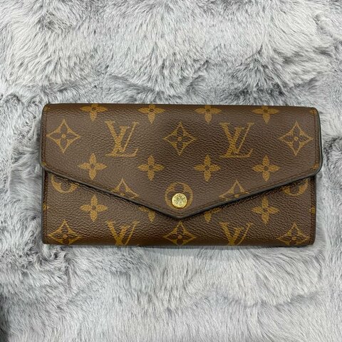 Louis Vuitton 老花信封式長夾(內裡紅)