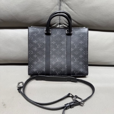 LV SacPlatCross男士托特包斜挎包琴譜包公文包