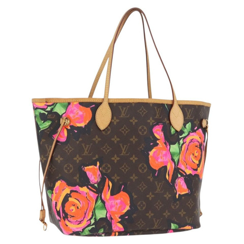 路易威登 Monogram Rose Neverfull MM 手提包 M48613 LV Auth ka6154V