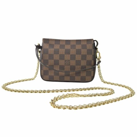 LOUIS VUITTON *送無品牌鏈帶* Truth 棋盤格 2用袋