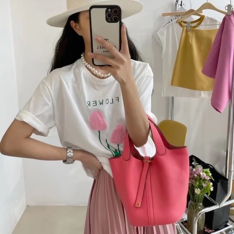 全新全配💄#愛馬仕 #唇膏粉 #菜籃子18