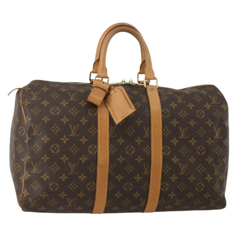 路易威登 Monogram Keepall 45 波士頓包 M41428 LV Auth 198955A