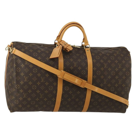 路易威登 Monogram Keepall Bandouliere 60 波士頓包 M41412 LV Auth 198999V