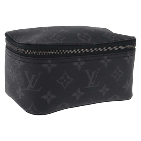 路易威登 Monogram Eclipse Cube de Langemont PM 手拿包 M44697 LV Auth 200397V