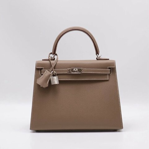 HERMES Kelly 25 - Etopue 18 大象灰銀 G
