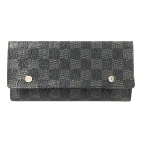LOUIS VUITTON Damier Graphite Portefeuille Long Modulable長錢包