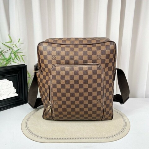 Louis Vuitton 棋盤格郵差包豆腐包斜背包