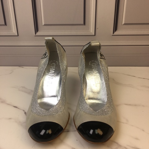 98新香奈兒中古鞋Chanel瑪麗珍鞋單鞋中古鞋vintage單鞋  36碼數 5cm跟高