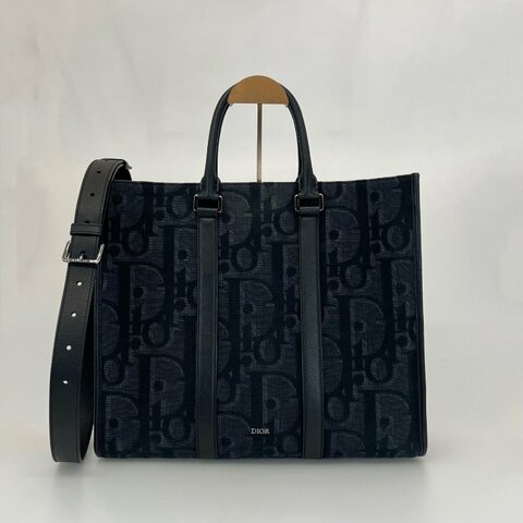 DIOR  黑老花托特包新版