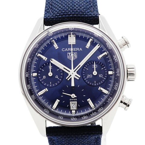 TAG Heuer 豪雅卡萊拉 Calibre 02 CBS2212 藍色錶盤男士腕錶